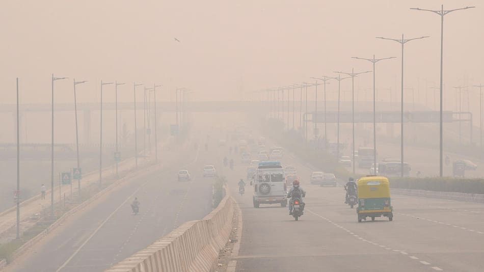 Contaminación en Nueva Delhi, India. Foto: EFE.