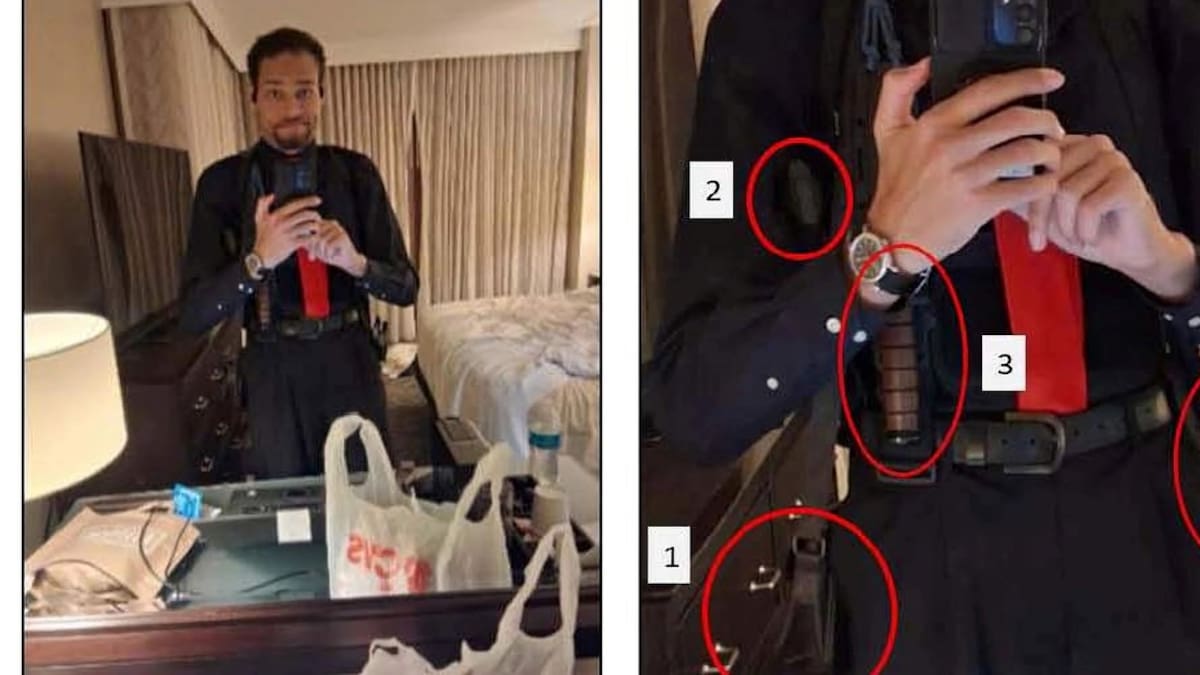 Selfie del hombre que intentó asesinar a Donald Trump.