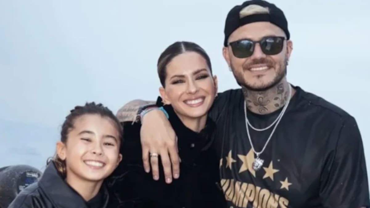 Rufina Cabré, China Suárez y Mauro Icardi