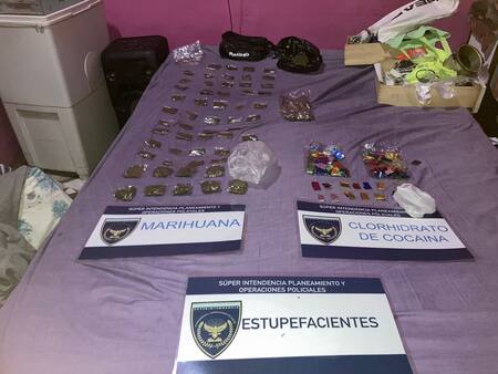 10 allanamientos en Merlo contra la venta de drogas.