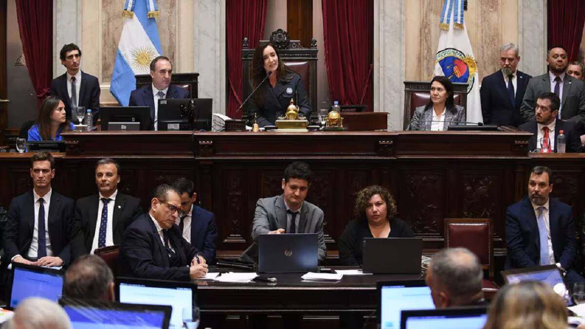 Sesión del Senado. Foto: Departamento de Fotografía - Senado de la Nación