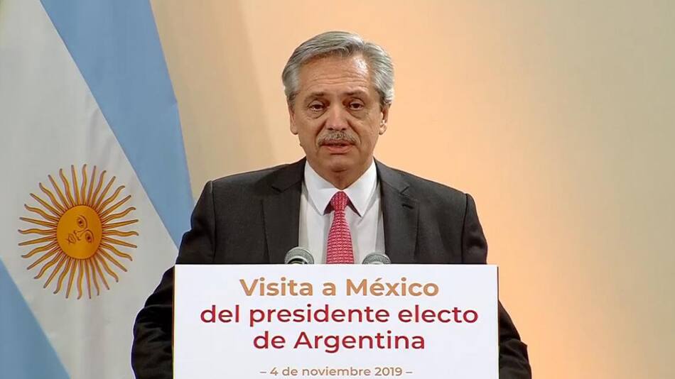Alberto Fernández en México, NA