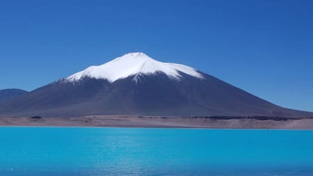 Volcán Ojos del salado. Foto NA
