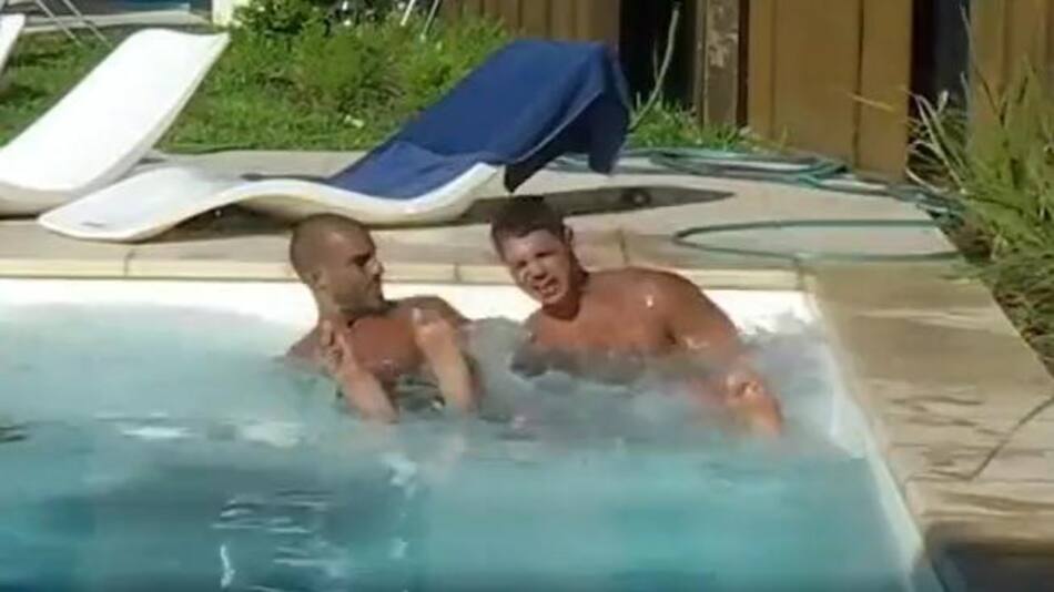 Momento del golpe. Foto: captura.