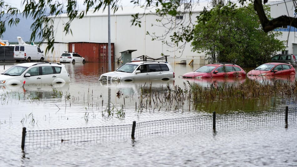 Temporal en Australia. Foto: EFE.