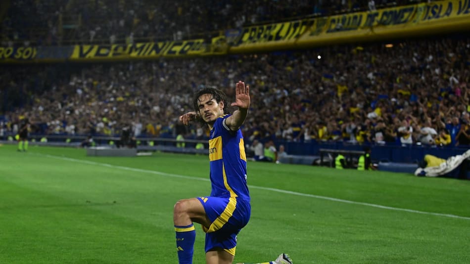 Edinson Cavani; Boca Juniors. Foto: NA (Maximiliano Luna)