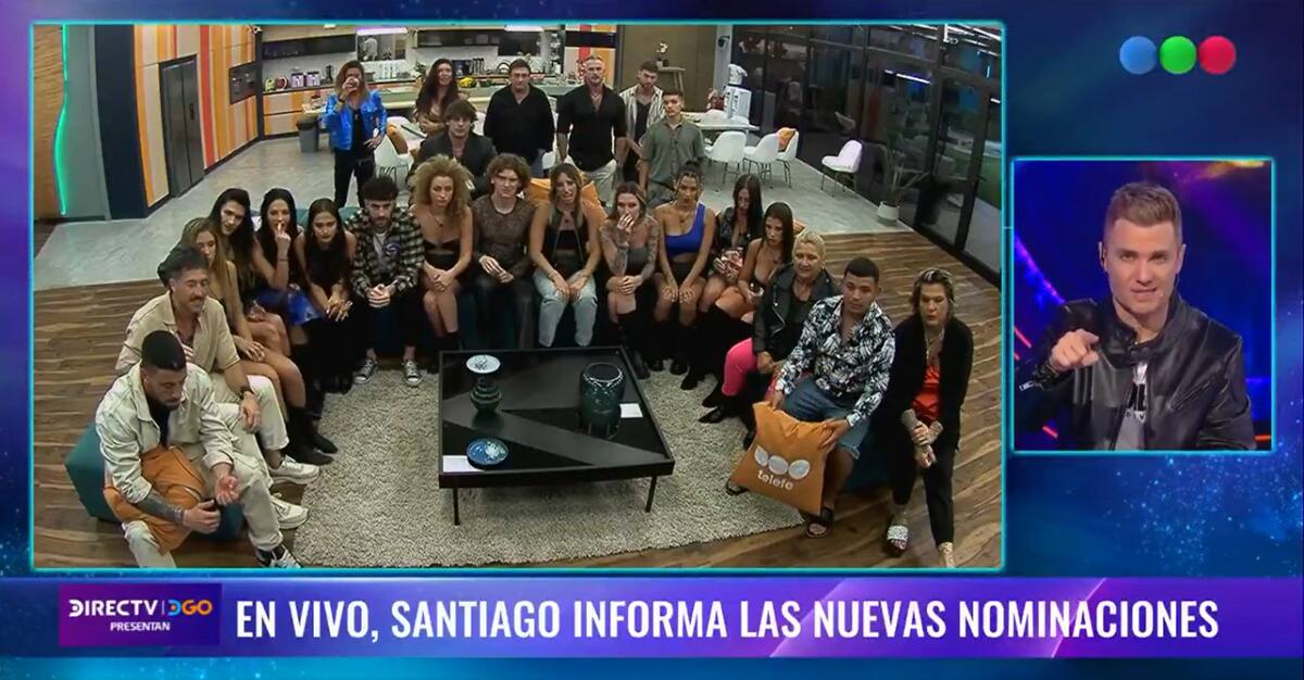 Nominados en Gran Hermano. Foto: Captura.