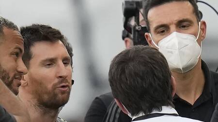 Selección Argentina vs. Selección de Brasil, Messi, Neymar, Scaloni, suspensión, Reuters