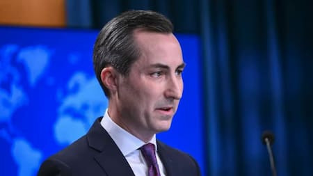 Matthew Miller, portavoz del Departamento de Estado. Foto: Reuters.