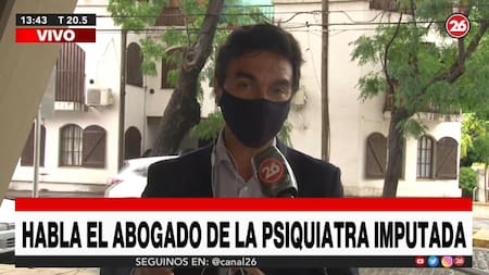 Muerte de Diego Maradona, Abogado de psiquiatra Agustina Cosachov, Canal 26