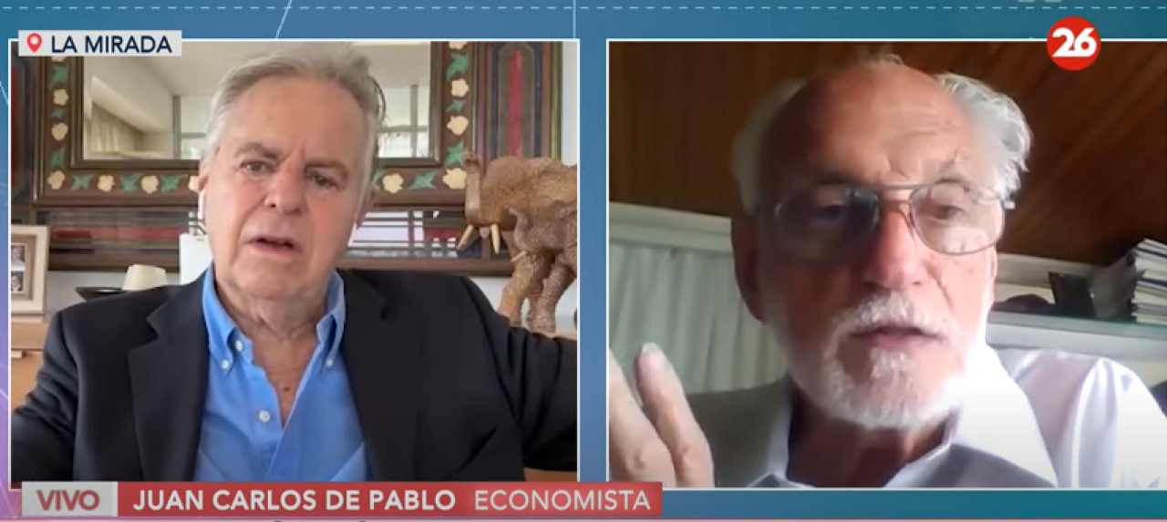 Juan Carlos De Pablo en La Mirada. Foto: Captura de video.