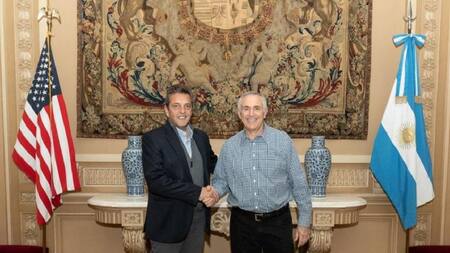 Sergio Massa y Marc Stanley, NA