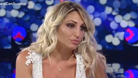 Vicky Xipolitakis en lo de Susana Giménez