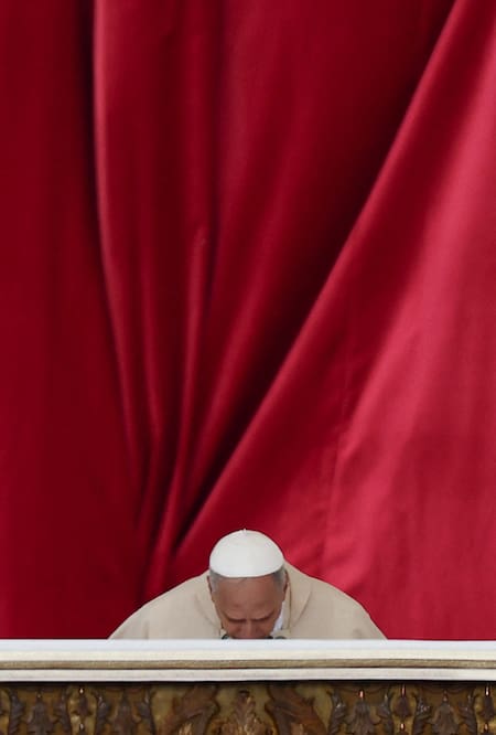 Entronización del Papa León XIV. Foto: Reuters/Yara Nardi.