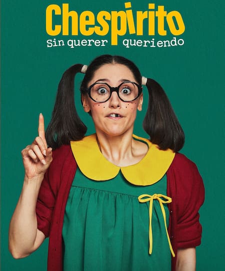 Paola Montes de Oca es María Antonieta de las Nieves, La Chilindrina, en la serie de Chespirito, en Max. Foto: Max