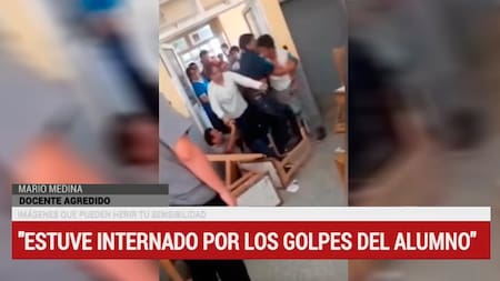 Agresión de alumno a profesor en Formosa, Canal 26