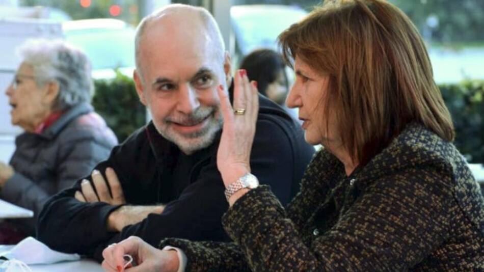 Horacio Rodríguez Larreta junto a Patricia Bullrich. Foto: NA
