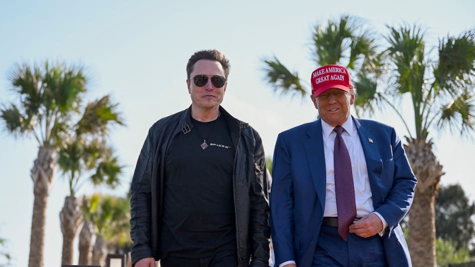 Elon Musk y Donald Trump. Foto: archivo Reuters