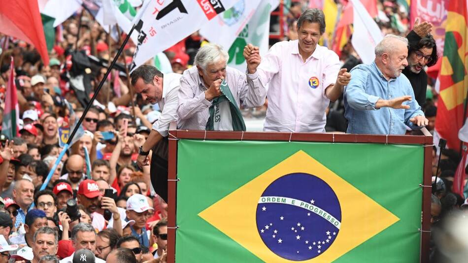 Lula y Mujica. Foto: Télam