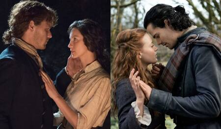 Los elencos de Outlander y Blood of My Blood se juntaron para hacer un gran anuncio. Fotos: Starz