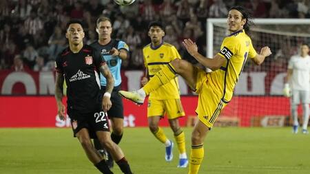Boca vs Estudiantes La Plata, Copa de la Liga. Foto: NA