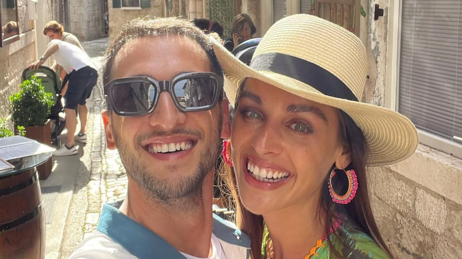 Samantha Trottier y Hernán Regiardo. Foto: Instagram.
