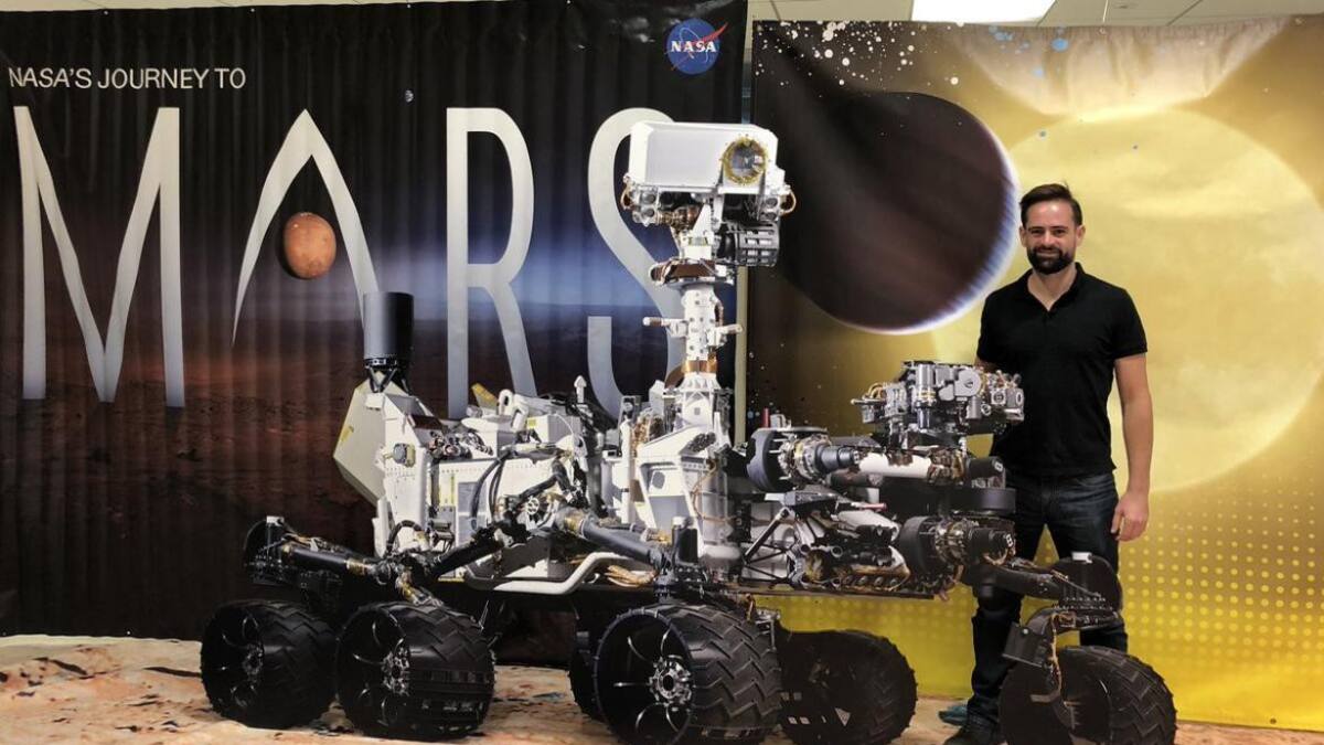 Lucas Paganini argentino en NASA junto al rover Perseverance