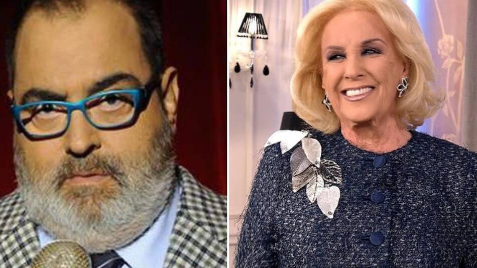 Mirtha Legrand y Jorge Lanata