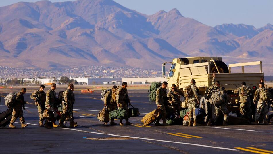 Militares norteamericanos llegan a la frontera con México_Reuters