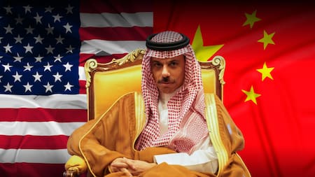 Faisal bin Farhan, ministro de Exteriores de Arabia Saudita. Foto: Tobías Paura/Canal 26