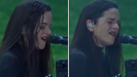 Rosalía llorando. Foto: captura