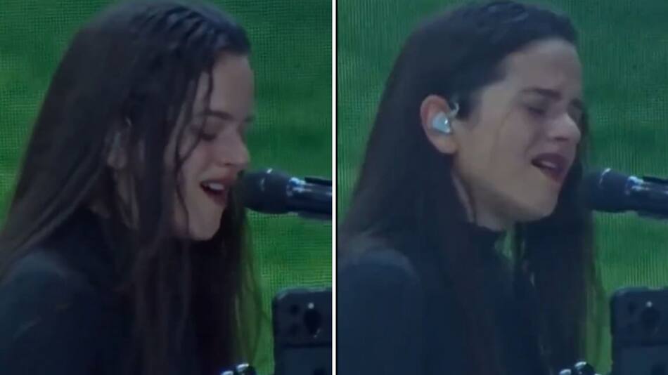 Rosalía llorando. Foto: captura