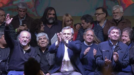 Alberto Fernández en el Congreso Nacional de la CTA, NA