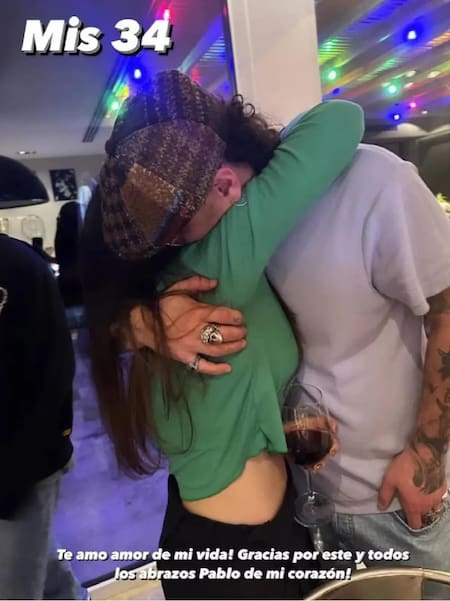 El mensaje de Gianinna Maradona a Daniel Osvlado. Foto: Captura de pantalla.