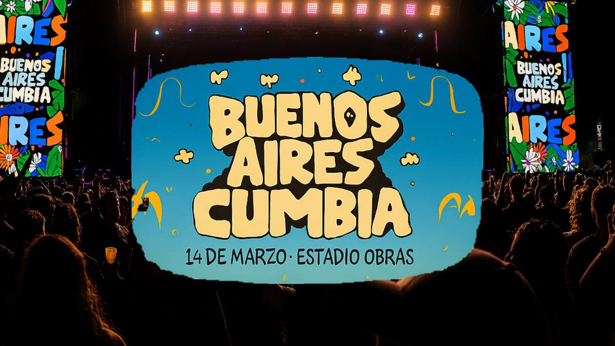 La edición 2026 del evento se realizará el 14 de marzo. Foto: Buenos Aires Cumbia