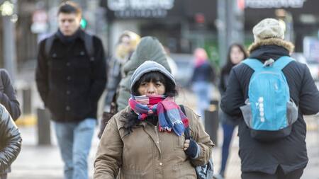 Ola de frío; ola polar. Foto: NA (Daniel Vides)