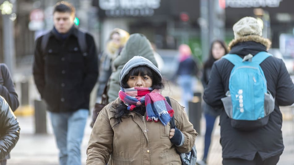 Ola de frío; ola polar. Foto: NA (Daniel Vides)