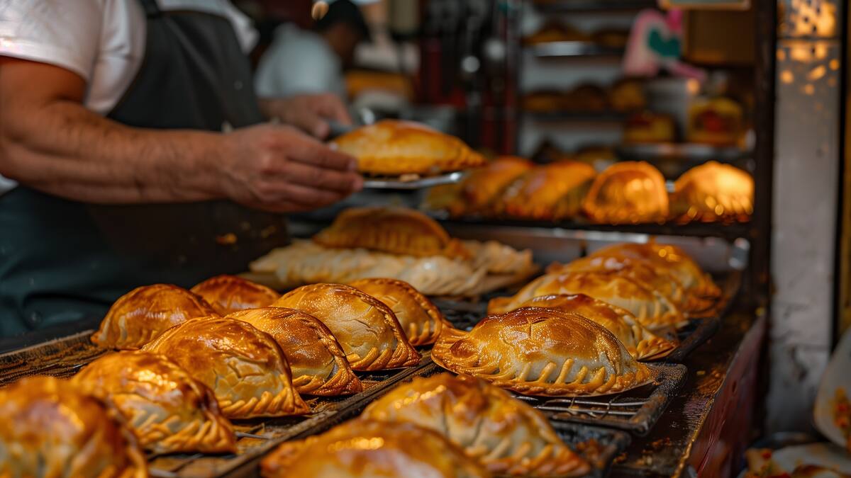 Empanadas, comida.