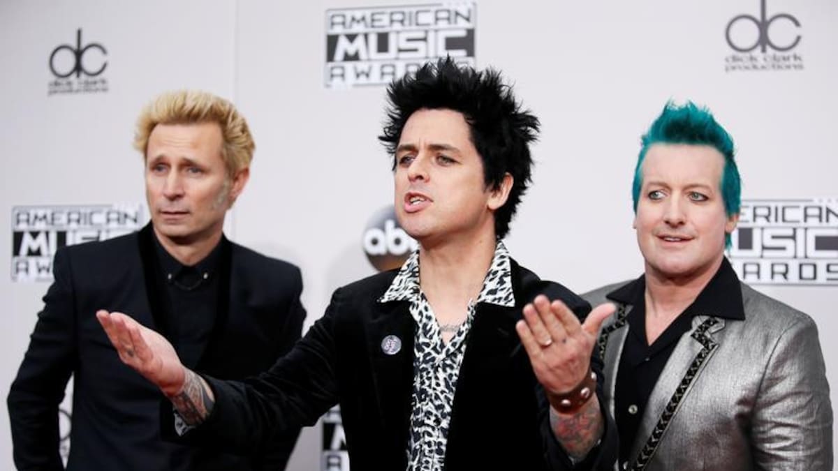 Green Day, banda. Foto: Reuters.