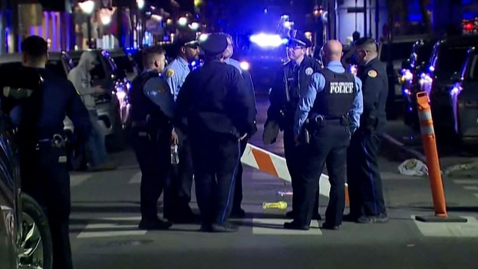 Atentado en Nueva Orleans, Estados Unidos. Foto: Reuters.