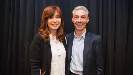 Cristina Kirchner y Mario Meoni