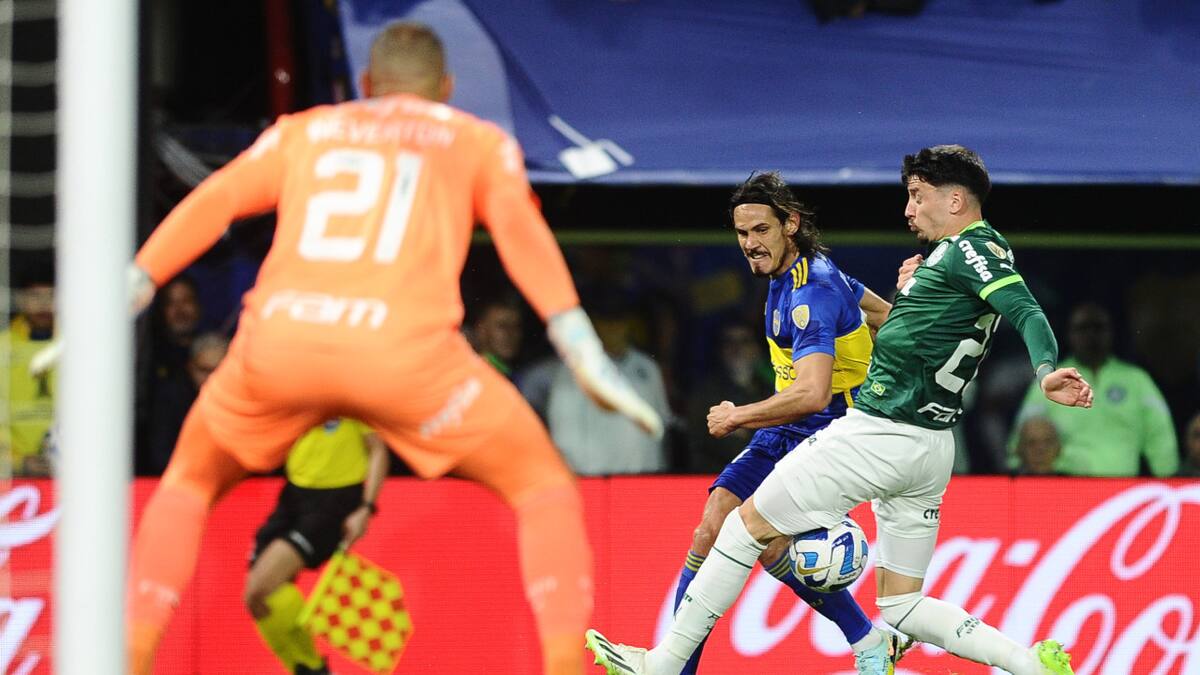 Edinson Cavani, Boca. Foto: Télam