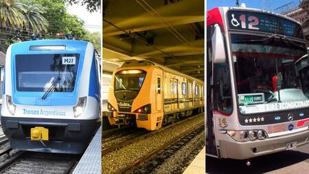 Paro de transportes, colectivos, trenes y subtes