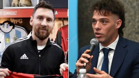 Santiago Maratea tiene un plan para que Lionel Messi juegue en Newell's. Foto: Capturas.