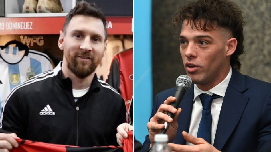 Santiago Maratea tiene un plan para que Lionel Messi juegue en Newell's. Foto: Capturas.