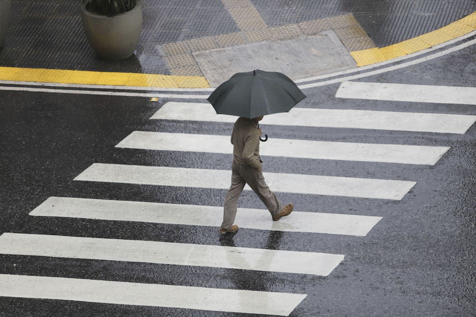 Lluvias en Buenos Aires. Foto: NA/Daniel Vides