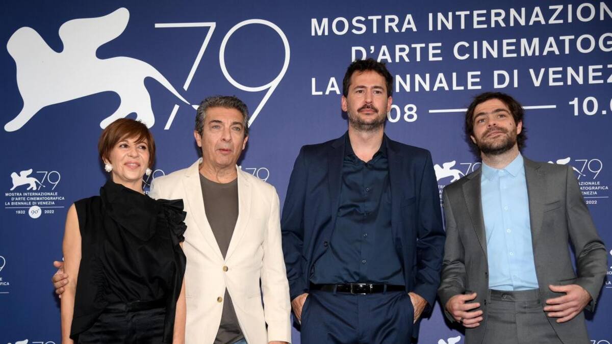 Alejandra Flechner, Ricardo Darin, Santiago Mitre y Peter Lanzani en Venecia_EFE