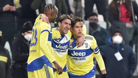 Festejo de la Juventus ante el Sassuolo por la Copa Italia, AGENCIA EFE