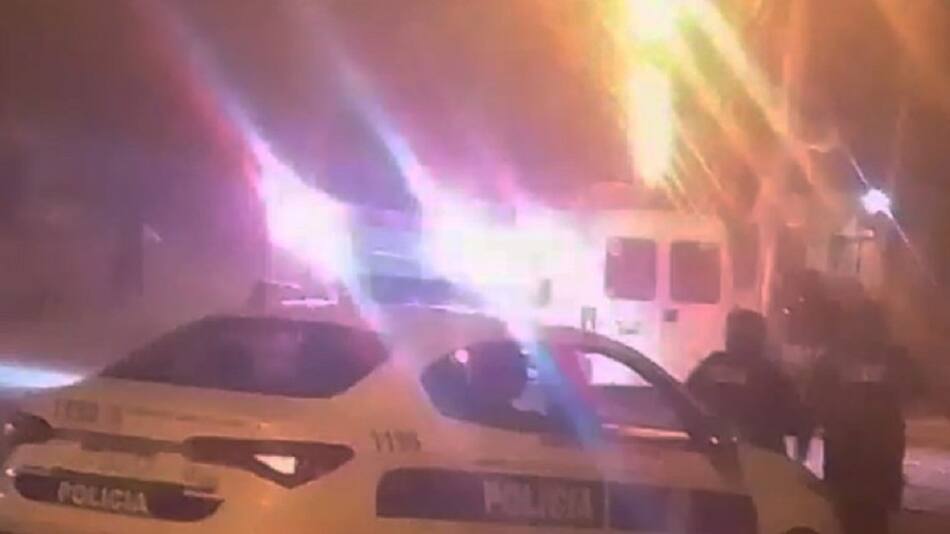 Violencia en Trelew. Foto: NA.