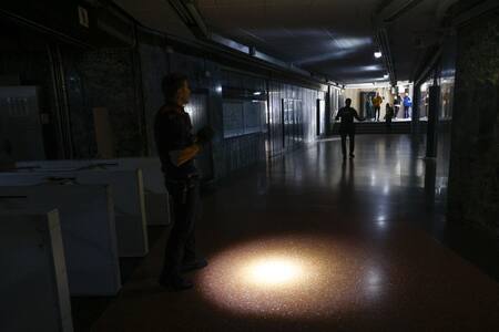 Apagón en Barcelona, España. Foto: EFE (Quique García)